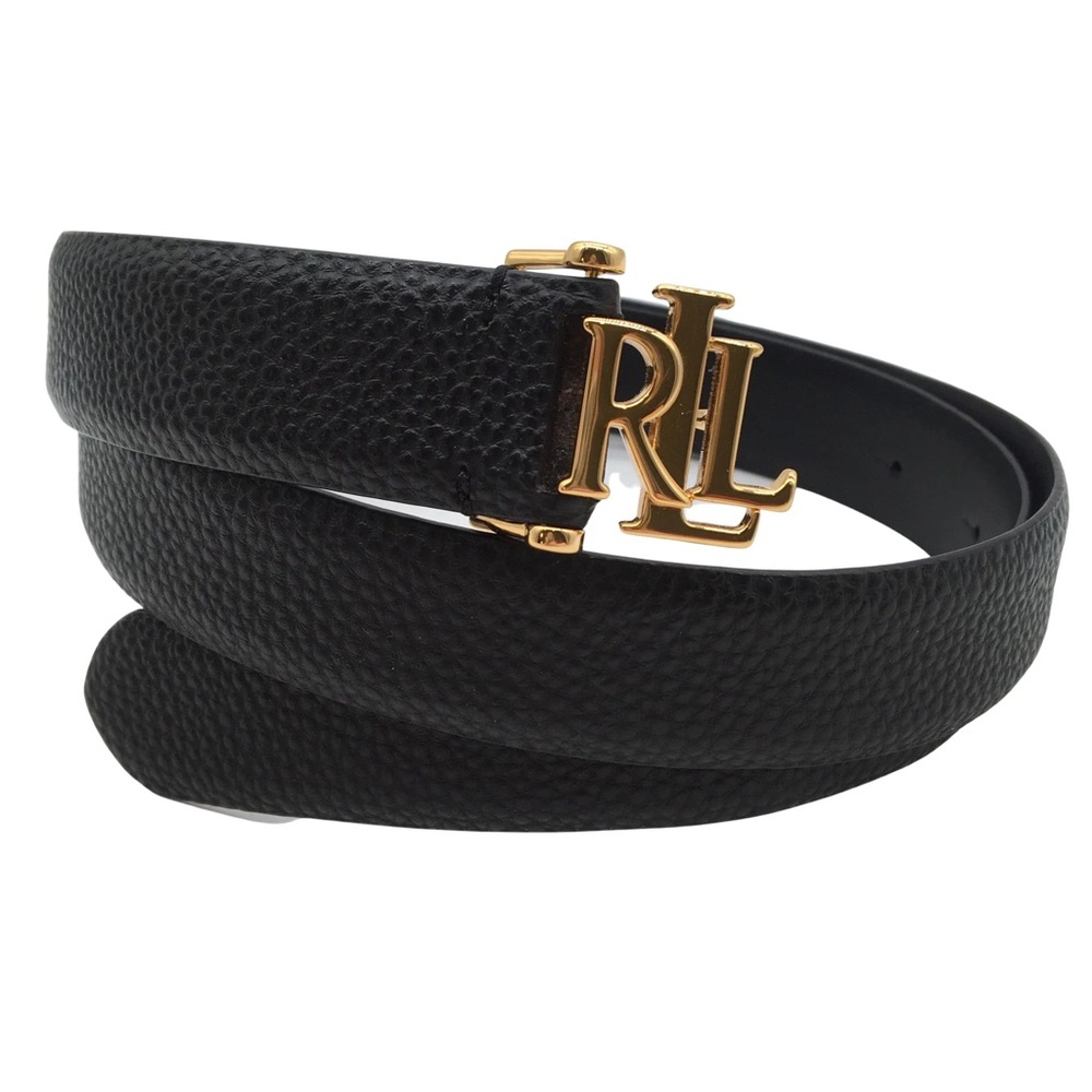 Black Belt with Gold RL Logo
